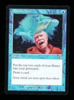 * * 1x Mental Note x1 * * Judgment MTG VLP Very Lightly Played - Image 1