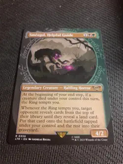 MTG Lord of the Rings - Smeagol, Helpful Guide - Showcase Rare - 0330 NM - Image 1