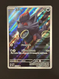 Zorua 075/064 - Shrouded Fable Illustration Rare Pokemon TCG NM+ - Image 1