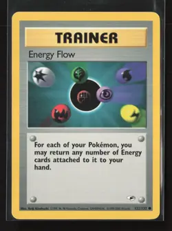 Energy Flow 122/132 Common Gym Heroes Pokemon LP - Image 2