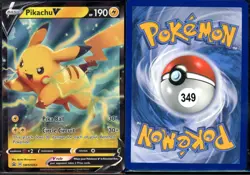 Pikachu V SWSH063 Promo SWSH Black Star Pokemon NM - Image 1
