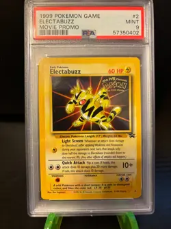 Electabuzz Pokemon 1st Movie Black Star Promo #2 PSA 9 - Image 1