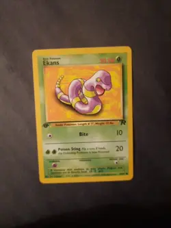 Pokemon Card 1st Edition Ekans 56/82 Team Rocket Common - Image 4