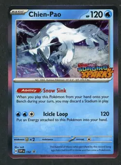 1x Chien-Pao 152 - Surging Sparks - Pokemon TCG - Black Star Promo NM - Image 1