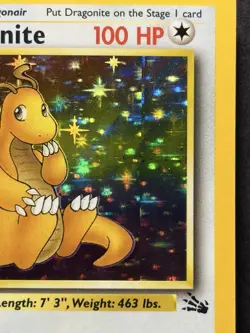Dragonite Holo #4/62 - Fossil Set Unlimited - 1999 WOTC Vintage Pokemon - Image 3