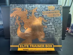 Pokemon TCG Champion’s Path Elite Trainer Box Factory Sealed ETB Box Charizard - Image 1