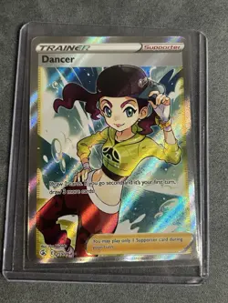 Pokemon TCG Fusion Strike Holo Ultra Rare Dancer Full Art Trainer 259/264 - Image 1