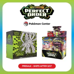 Perfect Order Pokemon Center ETB + Booster Box (confirmed order) *PRESALE* - Image 1