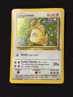 Kangaskhan #5/64 - Pokemon TCG - Jungle - Rare - Holo - DMG - Image 1
