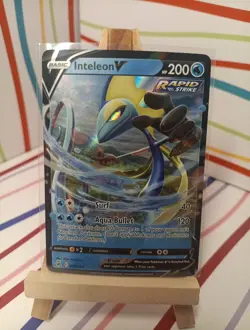 Pokemon Fusion Strike Inteleon V 78/264 Holo Rare Pack Fresh - Image 1