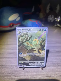 Omanyte Illustration Rare 180/165 Scarlet & Violet 151 Pokemon English Near Mint - Image 2