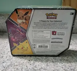 Pokemon Tcg V Powers Tin Pikachu New Factory Sealed New - Image 4