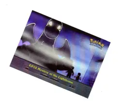 2000 Topps Pokemon TV RAINBOW FOIL MYSTERY at the LIGHTHOUSE DRAGONITE SEE! - Image 1