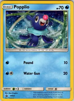 Popplio - SM24 SM Promos Pokemon TCG MP Holo - Image 1