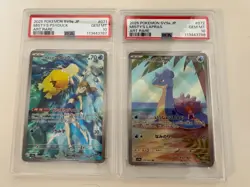 PSA 10 Misty's Psyduck Lapras AR Set 071-072/063 SV9a Pokemon Japanese - Image 1
