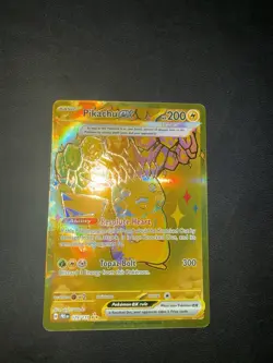 Pokemon Pikachu ex Hyper Rare Holo 179/131 Sv: Prismatic Evolutions TCG - Image 1