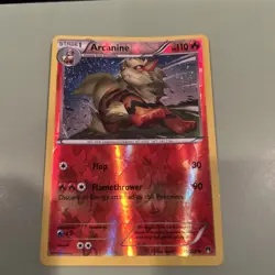 Pokemon card Arcanine 11/122 Breakpoint Reverse Holo 1-9 - Image 3