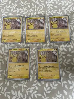 Pokemon Pikachu At The Museum TCG Promo Jumbo Card Oversized Card *SEALED* X5 - Image 1
