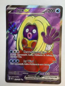 Jynx ex Full Art NM 191/165 Scarlet & Violet 151 Pokemon Card - Image 1