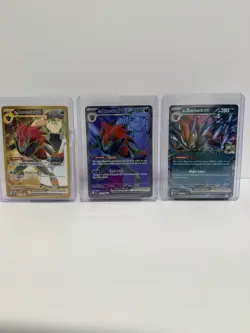 Pokemon TCG Foil Star Rare N's Zoroark EX 2023 English Pokemon EX 3 Cards Lot - Image 1