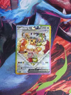 Pokemon TCG Prismatic Evolutions Eevee EX 174 Black Star Promo Card NM Condition - Image 3