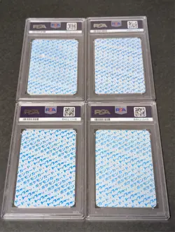 PSA 9 Pokemon Japanese Topsun Card Eevee Vaporeon Jolteon Flareon Blue Back - Image 2