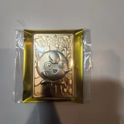 1999 Burger King #39 Jigglypuff 23K Gold Plated Pokemon Card - Image 1