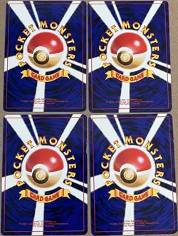 1999 Japanese Pokemon Squirtle / Bulbasaur VHS Deck 4 CARD LOT Rares & Trainers - Image 2