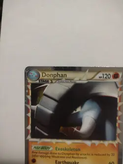 Donphan Prime 107/123 Ultra Rare Heart Gold & Soul Silver Pokemon Card - Image 2