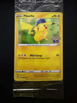 Pokemon Go Pikachu Promo Holo Trading Card 028/078 Near Mint Condition Sealed - Image 1