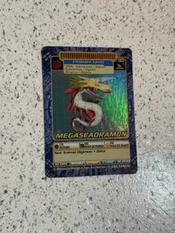Megaseadramon BO-146 Holo Foil Digimon Digi-Battle Card TCG Bandai 2000 LP CLEAN - Image 1