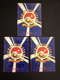 Jigglypuff No.039 Old Back - Promo Pokemon Card Japanese Lot of 3 US SELLER - Image 2