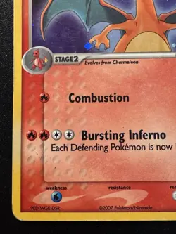 Charizard 6/108 EX Power Keepers Pokemon Card Holo Foil Rare HP - Image 5
