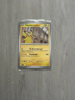 Pikachu at the Museum Promo Card X2 National History Museum - Sealed - Image 3