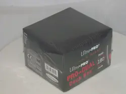 Pro-Dual Black ULTRA PRO DECK BOX CARD BOX FOR MTG CARDS - Image 1