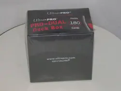Pro-Dual Black ULTRA PRO DECK BOX CARD BOX FOR MTG CARDS - Image 3
