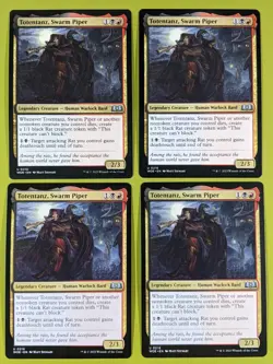 Totentanz, Swarm Piper x4 Wilds of Eldraine 4x Magic the Gathering MTG - Image 1