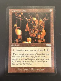 Claws of Gix LP Urza's Saga MTG Magic - Image 1