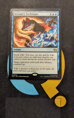 Kitsune's Technique Rare TMT 042 Teenage Mutant Ninja Turtles MTG - Image 1