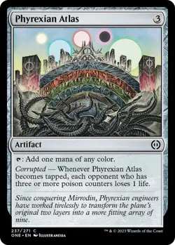 Phyrexian Atlas (Foil) NM - MTG Phyrexia All Will Be One - Image 1