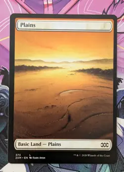 MTG *FULL ART * Double Masters PLAINS #373 NM - Image 1