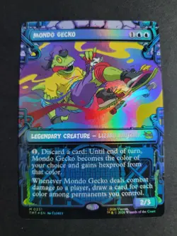 Mondo Gecko (Showcase Foil) Mythic MTG Ninja Turtles - Image 1