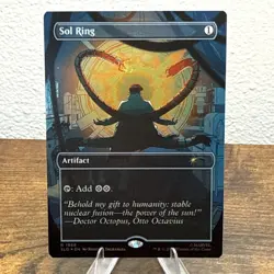 Sol Ring FOIL NM/M Secret Lair Spiderman MTG Magic the Gathering - Image 1