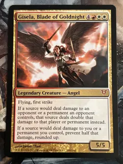 1x Gisela, Blade of Goldnight (209) Avacyn Restored LP MTG Magic x1 MKE - Image 1