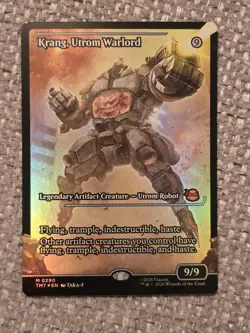 Krang, Utrom Warlord (Showcase, Foil) - 0290 - Teenage Mutant Ninja Turtles MTG - Image 1