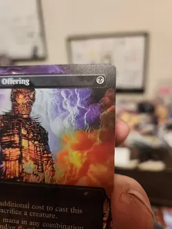 Burnt Offering Rainbow Foil Secret Lair Drop Foil SLD MTG Iron Maiden Magic - Image 4