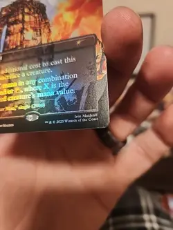 Burnt Offering Rainbow Foil Secret Lair Drop Foil SLD MTG Iron Maiden Magic - Image 5