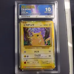 ACE 10 Perfect Subgrades Pikachu 008/032 Pokemon TCG Japanese Classic Graded - Image 1