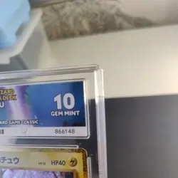 ACE 10 Perfect Subgrades Pikachu 008/032 Pokemon TCG Japanese Classic Graded - Image 3