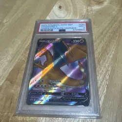 Pokemon TCG Charizard V Black Star Promo SWSH050 PSA 9 - Image 1